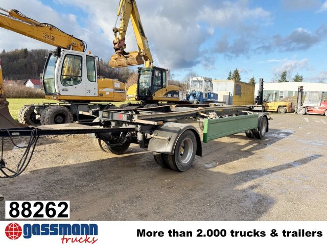 Hüffermann HSA 18.70 Schlittenabroller - Kancali yükleyici/ Hidrolift römork: fotoğraf 1 Hüffermann HSA 18.70 Schlittenabroller - Kancali yükleyici/ Hidrolift römork: fotoğraf 1