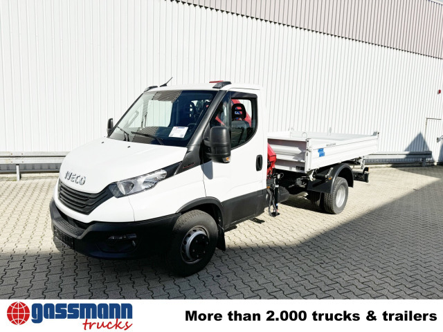 Yeni Damperli kamyon, Vinçli kamyon Iveco Daily 70C18H 4x2 mit Kran HMF 340-K3, Funk: fotoğraf 9