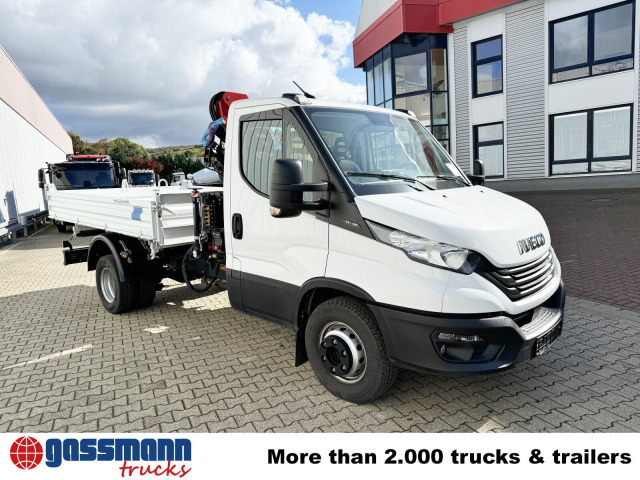 Yeni Damperli kamyon, Vinçli kamyon Iveco Daily 70C18H 4x2 mit Kran HMF 340-K3, Funk: fotoğraf 11