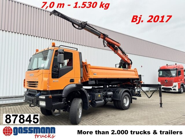 Iveco Trakker AD190T31W 4x4, absattelbarer Heckkran - Damperli kamyon, Vinçli kamyon: fotoğraf 1 Iveco Trakker AD190T31W 4x4, absattelbarer Heckkran - Damperli kamyon, Vinçli kamyon: fotoğraf 1