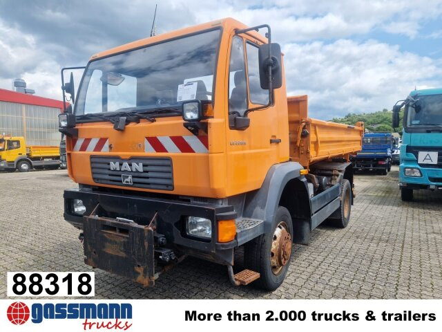 MAN 14.225 LAK 4x4 BB, Winterdienstausstattung - Damperli kamyon: fotoğraf 1 MAN 14.225 LAK 4x4 BB, Winterdienstausstattung - Damperli kamyon: fotoğraf 1