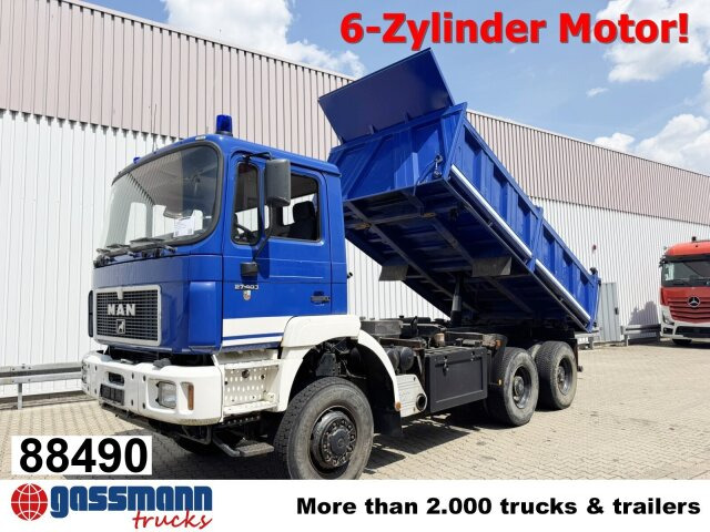 MAN 27.403 6x6 BB, EX-THW - Damperli kamyon: fotoğraf 1 MAN 27.403 6x6 BB, EX-THW - Damperli kamyon: fotoğraf 1