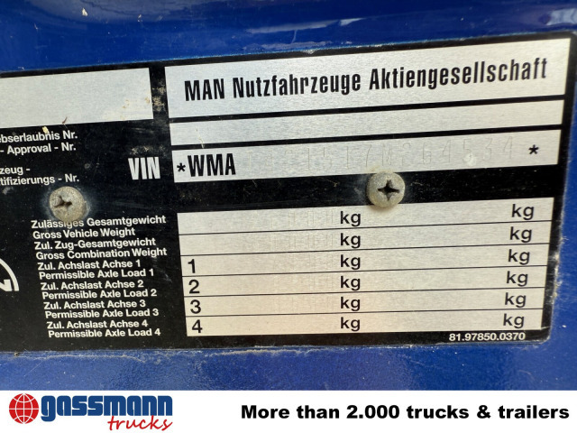MAN 27.403 6x6 BB, EX-THW - Şasi kamyon: fotoğraf 3 MAN 27.403 6x6 BB, EX-THW - Şasi kamyon: fotoğraf 3