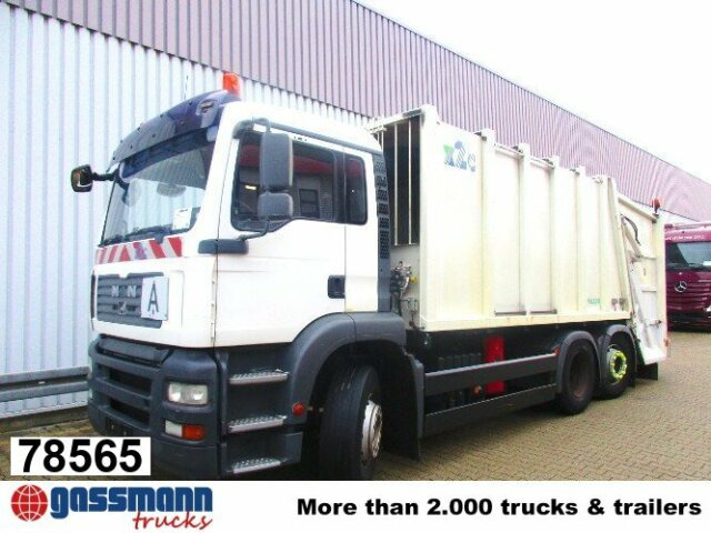 MAN TGA 26.310 BL 6x2, Haller M21-x2c, 21m³ - Çöp kamyonu: fotoğraf 1 MAN TGA 26.310 BL 6x2, Haller M21-x2c, 21m³ - Çöp kamyonu: fotoğraf 1