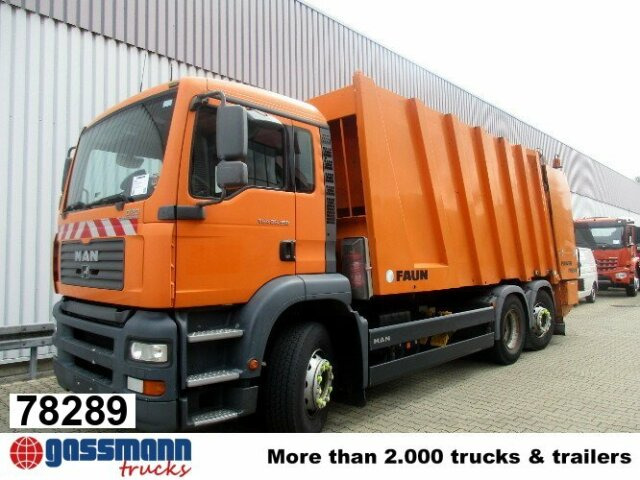 MAN TGA 26.350/400 6x2-2BL FAUN POWER PRESS 524, - Çöp kamyonu: fotoğraf 1 MAN TGA 26.350/400 6x2-2BL FAUN POWER PRESS 524, - Çöp kamyonu: fotoğraf 1