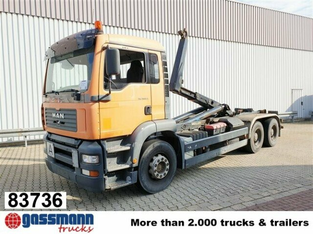 MAN TGA 26.363 FDC 6x4 BB - Kancalı yükleyici kamyon: fotoğraf 1 MAN TGA 26.363 FDC 6x4 BB - Kancalı yükleyici kamyon: fotoğraf 1