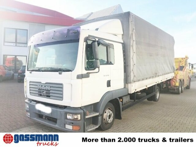 MAN TGL 8.210 BL 4x2 mit LBW, Motorschaden! - Sal/ Açık kasa kamyon: fotoğraf 2 MAN TGL 8.210 BL 4x2 mit LBW, Motorschaden! - Sal/ Açık kasa kamyon: fotoğraf 2