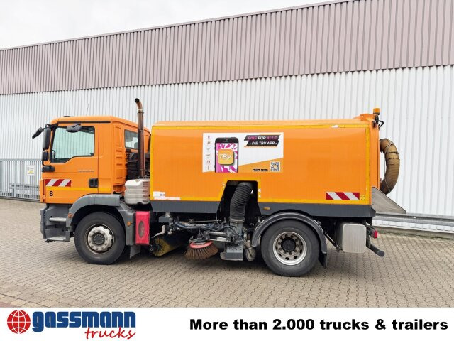 MAN TGM 18.250 4X2 BB, Kehrmaschine Brock SL200/2 - Yol süpürme aracı: fotoğraf 2 MAN TGM 18.250 4X2 BB, Kehrmaschine Brock SL200/2 - Yol süpürme aracı: fotoğraf 2