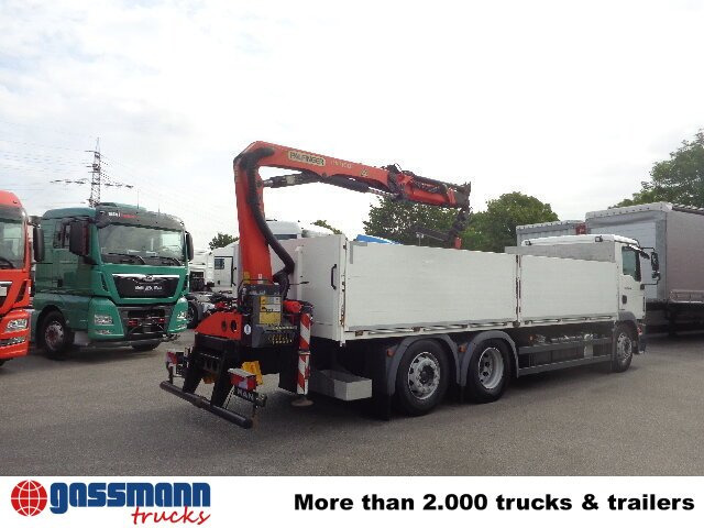 Sal/ Açık kasa kamyon, Vinçli kamyon MAN TGM 26.340 6x2-4 LL,Lenk-Liftachse, Heckkran,: fotoğraf 7 Sal/ Açık kasa kamyon, Vinçli kamyon MAN TGM 26.340 6x2-4 LL,Lenk-Liftachse, Heckkran,: fotoğraf 7