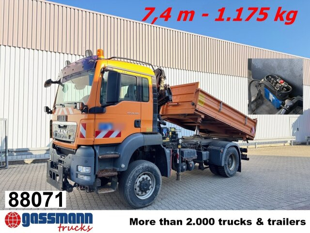 MAN TGS 18.320 4x4 BL, Wechselsystem, - Damperli kamyon, Vinçli kamyon: fotoğraf 1 MAN TGS 18.320 4x4 BL, Wechselsystem, - Damperli kamyon, Vinçli kamyon: fotoğraf 1