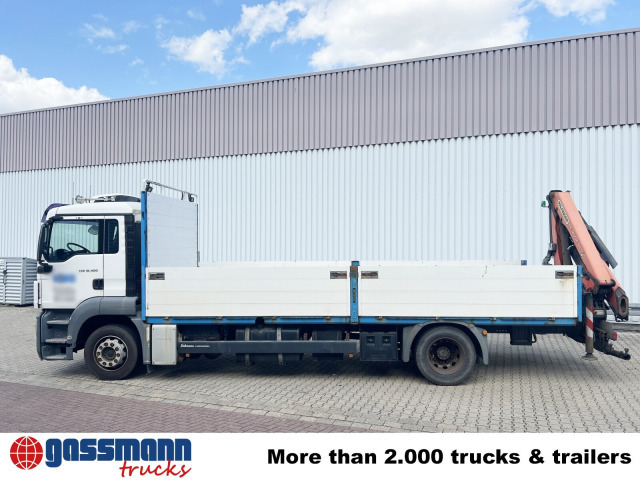 Sal/ Açık kasa kamyon, Vinçli kamyon MAN TGS 18.400 4X2 BL, Kran PK 12002-EH B Funk, 2x: fotoğraf 14 Sal/ Açık kasa kamyon, Vinçli kamyon MAN TGS 18.400 4X2 BL, Kran PK 12002-EH B Funk, 2x: fotoğraf 14