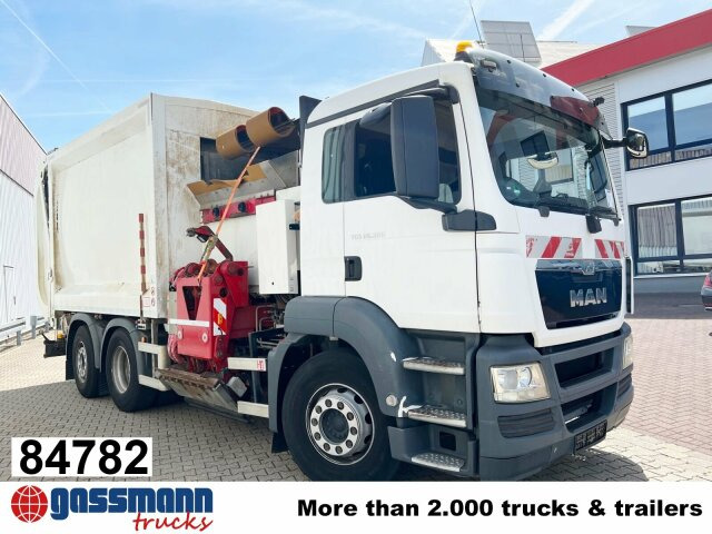 MAN TGS 26.320/400 6x2-4 LL, Rechtslenker, Retarder, - Çöp kamyonu: fotoğraf 1 MAN TGS 26.320/400 6x2-4 LL, Rechtslenker, Retarder, - Çöp kamyonu: fotoğraf 1
