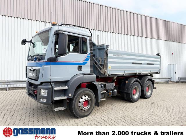 Damperli kamyon MAN TGS 26.460 6x4 BL, Alu-Bordwände: fotoğraf 8
