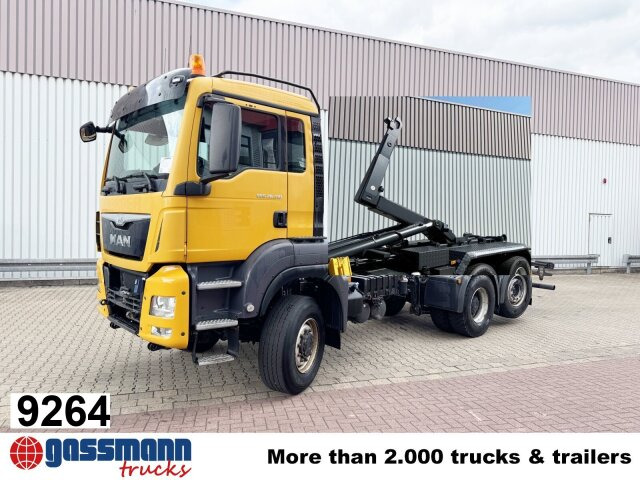MAN TGS 26.510 6x4-4 BL, PriTrader, Lenk-/Liftachse - Kancalı yükleyici kamyon: fotoğraf 1 MAN TGS 26.510 6x4-4 BL, PriTrader, Lenk-/Liftachse - Kancalı yükleyici kamyon: fotoğraf 1