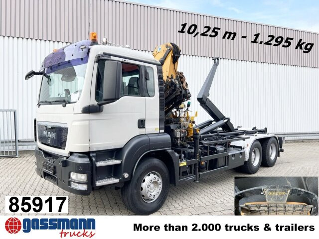 MAN TGS 33.440 6X4 BL mit Kran Effer 165-3S, Funk - Kancalı yükleyici kamyon, Vinçli kamyon: fotoğraf 1 MAN TGS 33.440 6X4 BL mit Kran Effer 165-3S, Funk - Kancalı yükleyici kamyon, Vinçli kamyon: fotoğraf 1
