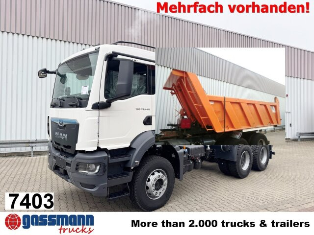 MAN TGS 33.440 BB 6x4, Stahlmulde 12-16m³ - Damper: fotoğraf 1 MAN TGS 33.440 BB 6x4, Stahlmulde 12-16m³ - Damper: fotoğraf 1