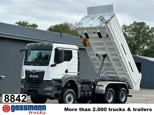 MAN TGS 33.480 6x6 BB CH, Hohe Bauart, Nebenantrieb - Damperli kamyon: fotoğraf 1 MAN TGS 33.480 6x6 BB CH, Hohe Bauart, Nebenantrieb - Damperli kamyon: fotoğraf 1