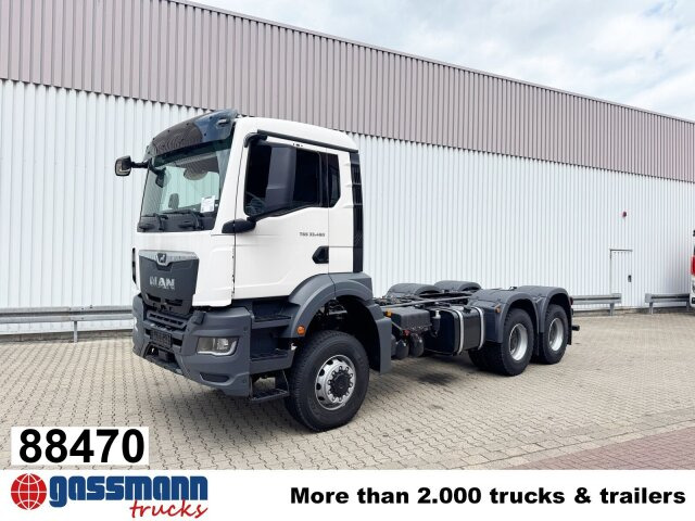 MAN TGS 33.480 6x6 BB CH, Hohe Bauart, Nebenantrieb - Şasi kamyon: fotoğraf 1 MAN TGS 33.480 6x6 BB CH, Hohe Bauart, Nebenantrieb - Şasi kamyon: fotoğraf 1
