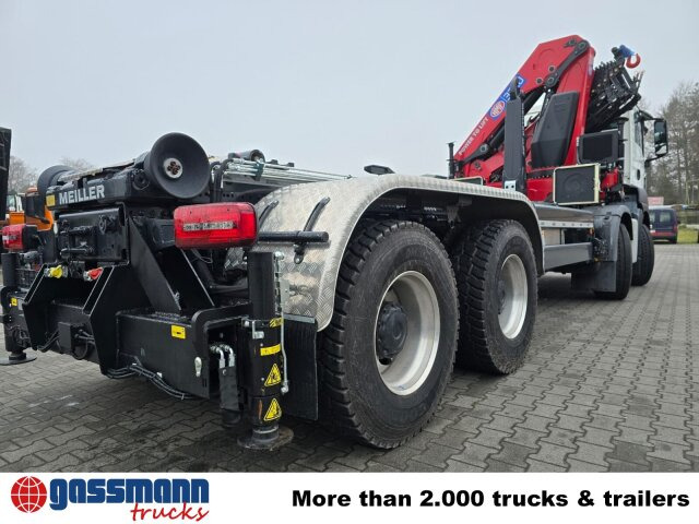 MAN TGS 35.480 8X4 BL, Intarder, Kran HMF 3220-K6, - Kancalı yükleyici kamyon, Vinçli kamyon: fotoğraf 3 MAN TGS 35.480 8X4 BL, Intarder, Kran HMF 3220-K6, - Kancalı yükleyici kamyon, Vinçli kamyon: fotoğraf 3