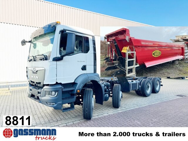 MAN TGS 35.480 8x6H BL CH, HydroDrive, Navi, Meiller - Damper: fotoğraf 1 MAN TGS 35.480 8x6H BL CH, HydroDrive, Navi, Meiller - Damper: fotoğraf 1