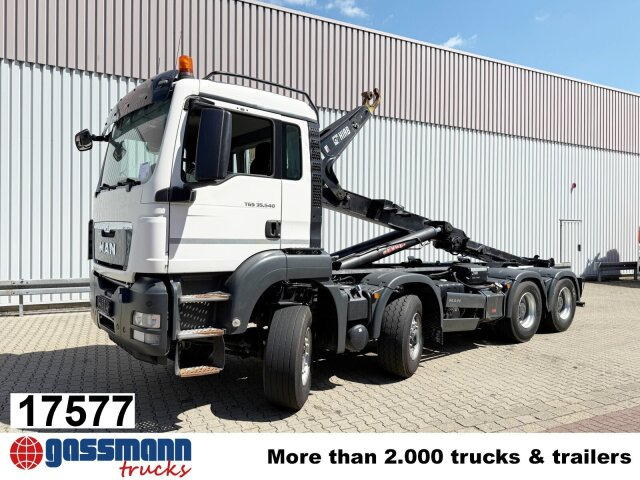 MAN TGS 35.540 8x6H BL, HydroDrive, PriTrader, Hiab - Kancalı yükleyici kamyon: fotoğraf 1 MAN TGS 35.540 8x6H BL, HydroDrive, PriTrader, Hiab - Kancalı yükleyici kamyon: fotoğraf 1