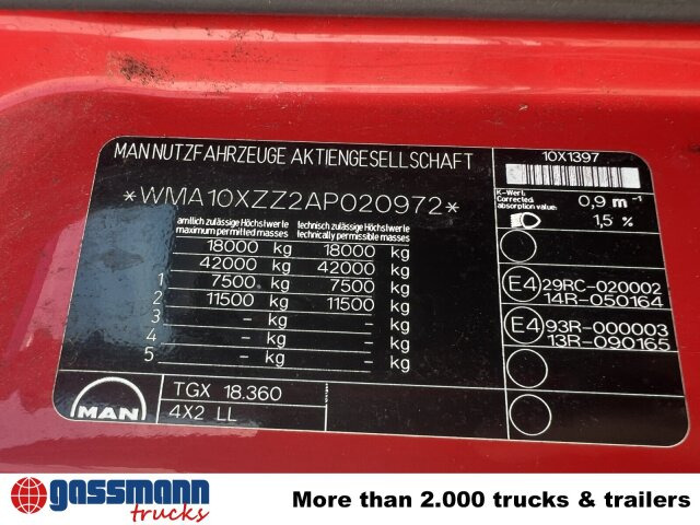 MAN TGX 18.360 4X2 LL, Fahrschule - Kapalı kasa kamyon: fotoğraf 4 MAN TGX 18.360 4X2 LL, Fahrschule - Kapalı kasa kamyon: fotoğraf 4