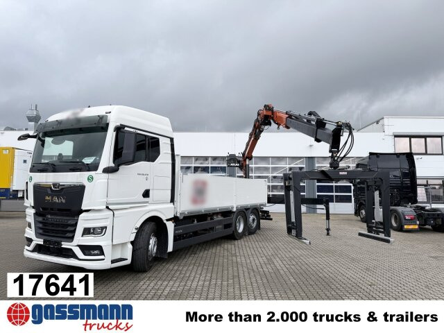 MAN TGX 26.470 6x2-4 BL, Lenk-/Liftachse, Retarder, - Sal/ Açık kasa kamyon, Vinçli kamyon: fotoğraf 1 MAN TGX 26.470 6x2-4 BL, Lenk-/Liftachse, Retarder, - Sal/ Açık kasa kamyon, Vinçli kamyon: fotoğraf 1
