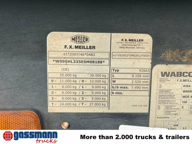 Meiller MHPS 12/27, Stahlmulde ca. 26m³, Liftachse - Damperli dorse: fotoğraf 2 Meiller MHPS 12/27, Stahlmulde ca. 26m³, Liftachse - Damperli dorse: fotoğraf 2