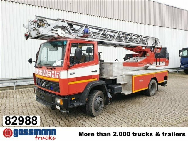Mercedes-Benz 1114 4x2 DLK 18-12 CC Drehleiter, 24 Meter - İtfaiye aracı: fotoğraf 1 Mercedes-Benz 1114 4x2 DLK 18-12 CC Drehleiter, 24 Meter - İtfaiye aracı: fotoğraf 1