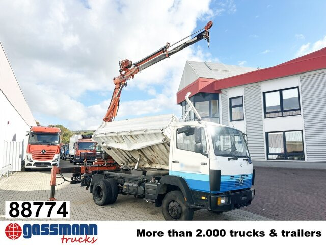 Mercedes-Benz 914 K 4x2, Kran Atlas 60.1, Funk - Damperli kamyon, Vinçli kamyon: fotoğraf 1 Mercedes-Benz 914 K 4x2, Kran Atlas 60.1, Funk - Damperli kamyon, Vinçli kamyon: fotoğraf 1