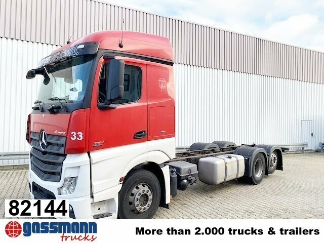 Mercedes-Benz Actros 2545 L 6x2, StreamSpace, Liftachse, - Şasi kamyon: fotoğraf 1 Mercedes-Benz Actros 2545 L 6x2, StreamSpace, Liftachse, - Şasi kamyon: fotoğraf 1