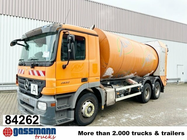 Mercedes-Benz Actros 2632/41 6x4, FAUN Rotopress 520, - Çöp kamyonu: fotoğraf 1 Mercedes-Benz Actros 2632/41 6x4, FAUN Rotopress 520, - Çöp kamyonu: fotoğraf 1