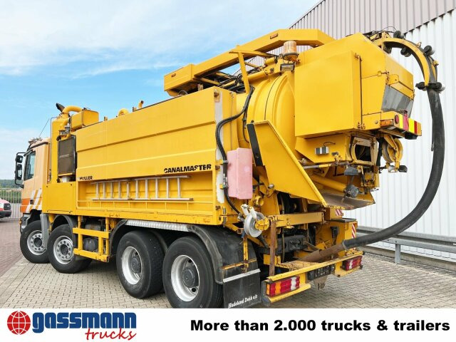Mercedes-Benz Actros 3243 K 8x4/4, Müller Saug- und - Yol süpürme aracı: fotoğraf 2 Mercedes-Benz Actros 3243 K 8x4/4, Müller Saug- und - Yol süpürme aracı: fotoğraf 2