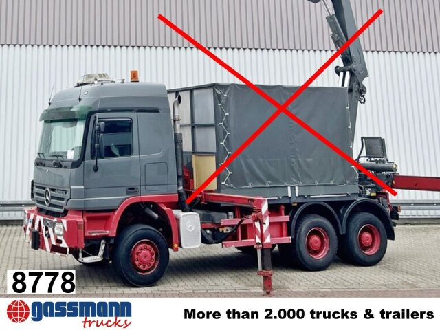 Mercedes-Benz Actros 3346 AK 6x6 - Şasi kamyon: fotoğraf 1 Mercedes-Benz Actros 3346 AK 6x6 - Şasi kamyon: fotoğraf 1