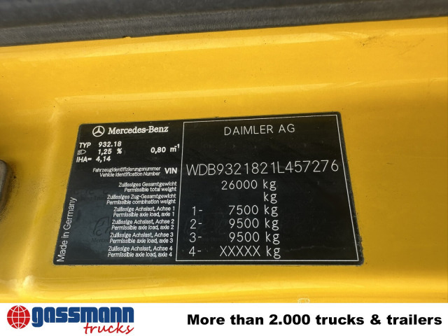Mercedes-Benz Actros 3348 AK 6x6, Bordmatik links - Damperli kamyon: fotoğraf 4 Mercedes-Benz Actros 3348 AK 6x6, Bordmatik links - Damperli kamyon: fotoğraf 4