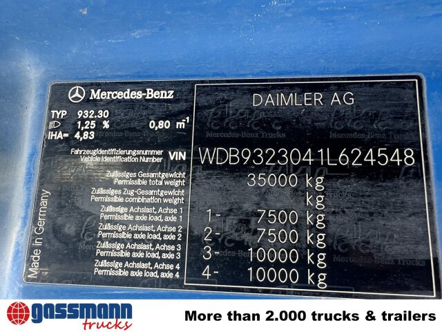 Mercedes-Benz Actros MP 3, 3241/8x4, Alukipper Bordmatik, - Damperli kamyon: fotoğraf 5 Mercedes-Benz Actros MP 3, 3241/8x4, Alukipper Bordmatik, - Damperli kamyon: fotoğraf 5