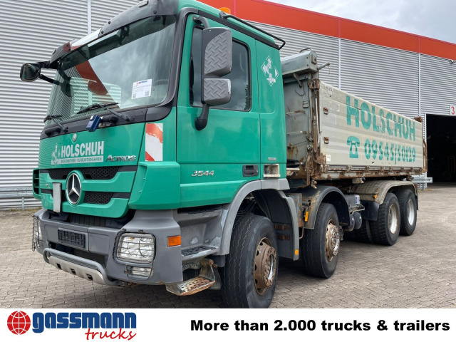 Damperli kamyon Mercedes-Benz Actros MP III 3544/8x4/4, 3 Pedale: fotoğraf 10