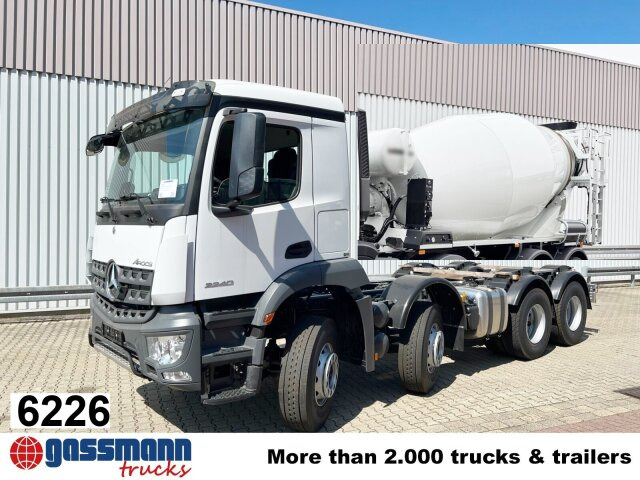Mercedes-Benz Arocs 3240 8x4, 9/10m³ Mischer - Transmikser: fotoğraf 1 Mercedes-Benz Arocs 3240 8x4, 9/10m³ Mischer - Transmikser: fotoğraf 1