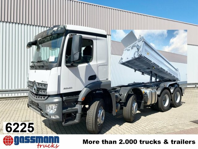 Mercedes-Benz Arocs 3240 8x4, Meiller 3-Seiten Kipper, ca. - Damperli kamyon: fotoğraf 1 Mercedes-Benz Arocs 3240 8x4, Meiller 3-Seiten Kipper, ca. - Damperli kamyon: fotoğraf 1