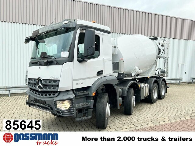 Mercedes-Benz Arocs 3240 B 8x4/4, Liebherr HTM 905 Mischer ca. - Transmikser: fotoğraf 1 Mercedes-Benz Arocs 3240 B 8x4/4, Liebherr HTM 905 Mischer ca. - Transmikser: fotoğraf 1