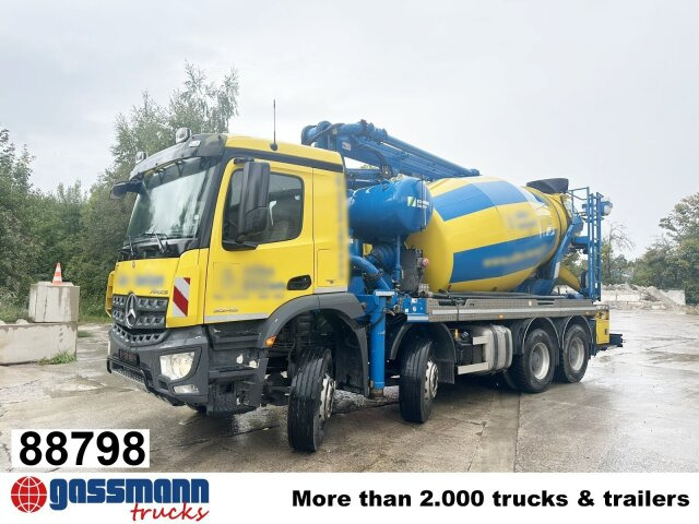Mercedes-Benz Arocs 3246 B 8x4 Stetter Mischer 7m³, Pumpe 25m - Transmikser: fotoğraf 1 Mercedes-Benz Arocs 3246 B 8x4 Stetter Mischer 7m³, Pumpe 25m - Transmikser: fotoğraf 1