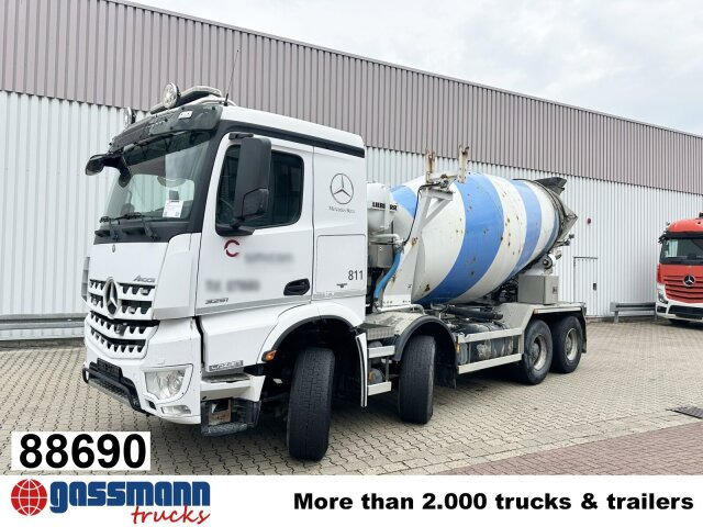 Mercedes-Benz Arocs 3251 8x4/4, Betonmischer Liebherr ca. 9m³ - Transmikser: fotoğraf 1 Mercedes-Benz Arocs 3251 8x4/4, Betonmischer Liebherr ca. 9m³ - Transmikser: fotoğraf 1