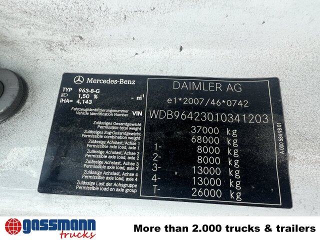 Mercedes-Benz Arocs 3253 K 8x4/4, Retarder, Stahlmulde ca. - Damper: fotoğraf 2 Mercedes-Benz Arocs 3253 K 8x4/4, Retarder, Stahlmulde ca. - Damper: fotoğraf 2