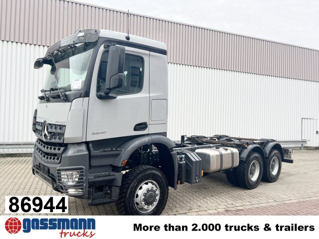 Mercedes-Benz Arocs 3340/46 A 6x6, Grounder - Şasi kamyon: fotoğraf 1 Mercedes-Benz Arocs 3340/46 A 6x6, Grounder - Şasi kamyon: fotoğraf 1