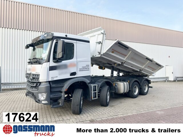 Mercedes-Benz Arocs 3445 K 8x4/4, Meiller Bordmatik links - Damperli kamyon: fotoğraf 1 Mercedes-Benz Arocs 3445 K 8x4/4, Meiller Bordmatik links - Damperli kamyon: fotoğraf 1