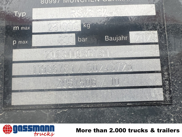 Mercedes-Benz Arocs 4142/48 8x4/4, Grounder, Meiller RS26 - Kancalı yükleyici kamyon: fotoğraf 5 Mercedes-Benz Arocs 4142/48 8x4/4, Grounder, Meiller RS26 - Kancalı yükleyici kamyon: fotoğraf 5