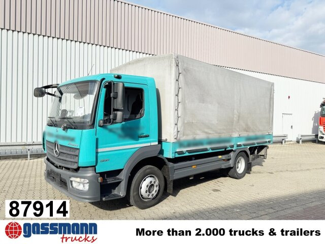 Mercedes-Benz Atego 1221 L 4x2 mit LBW BÄR - Sal/ Açık kasa kamyon: fotoğraf 1 Mercedes-Benz Atego 1221 L 4x2 mit LBW BÄR - Sal/ Açık kasa kamyon: fotoğraf 1