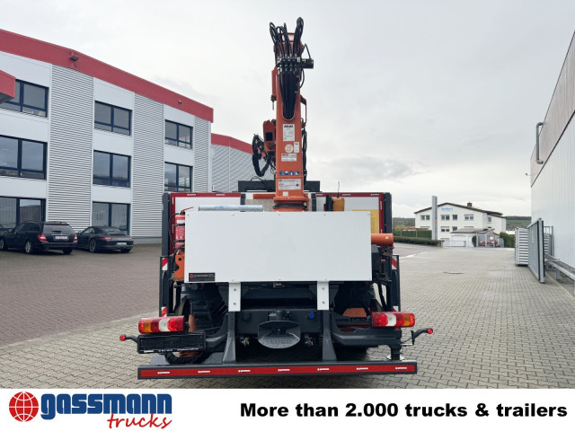 Sal/ Açık kasa kamyon, Vinçli kamyon Mercedes-Benz Atego 1223 L 4x2 mit Heckkran Atlas 88.3-A2L,: fotoğraf 13