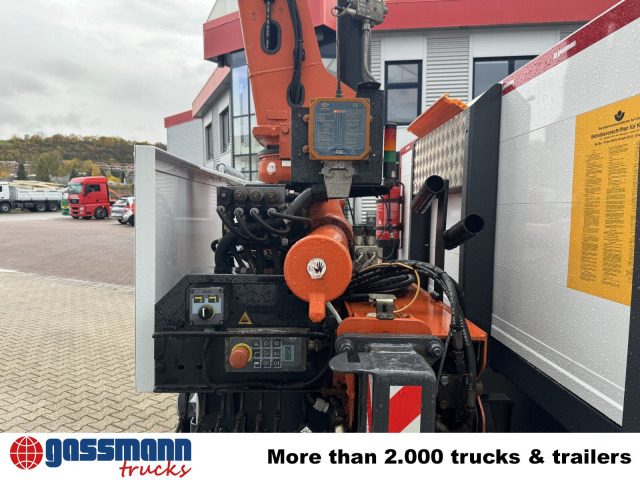 Sal/ Açık kasa kamyon, Vinçli kamyon Mercedes-Benz Atego 1223 L 4x2 mit Heckkran Atlas 88.3-A2L,: fotoğraf 12