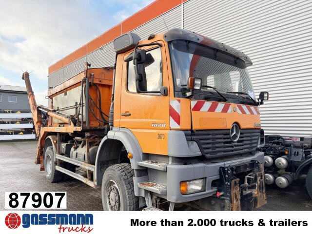 Mercedes-Benz Atego 1828 4x4, Tele-Absetzer, - Hidrolift kamyon: fotoğraf 1 Mercedes-Benz Atego 1828 4x4, Tele-Absetzer, - Hidrolift kamyon: fotoğraf 1